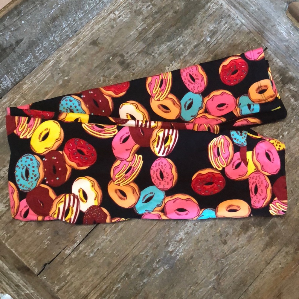 Lularoe donut leggings Kids L/XL